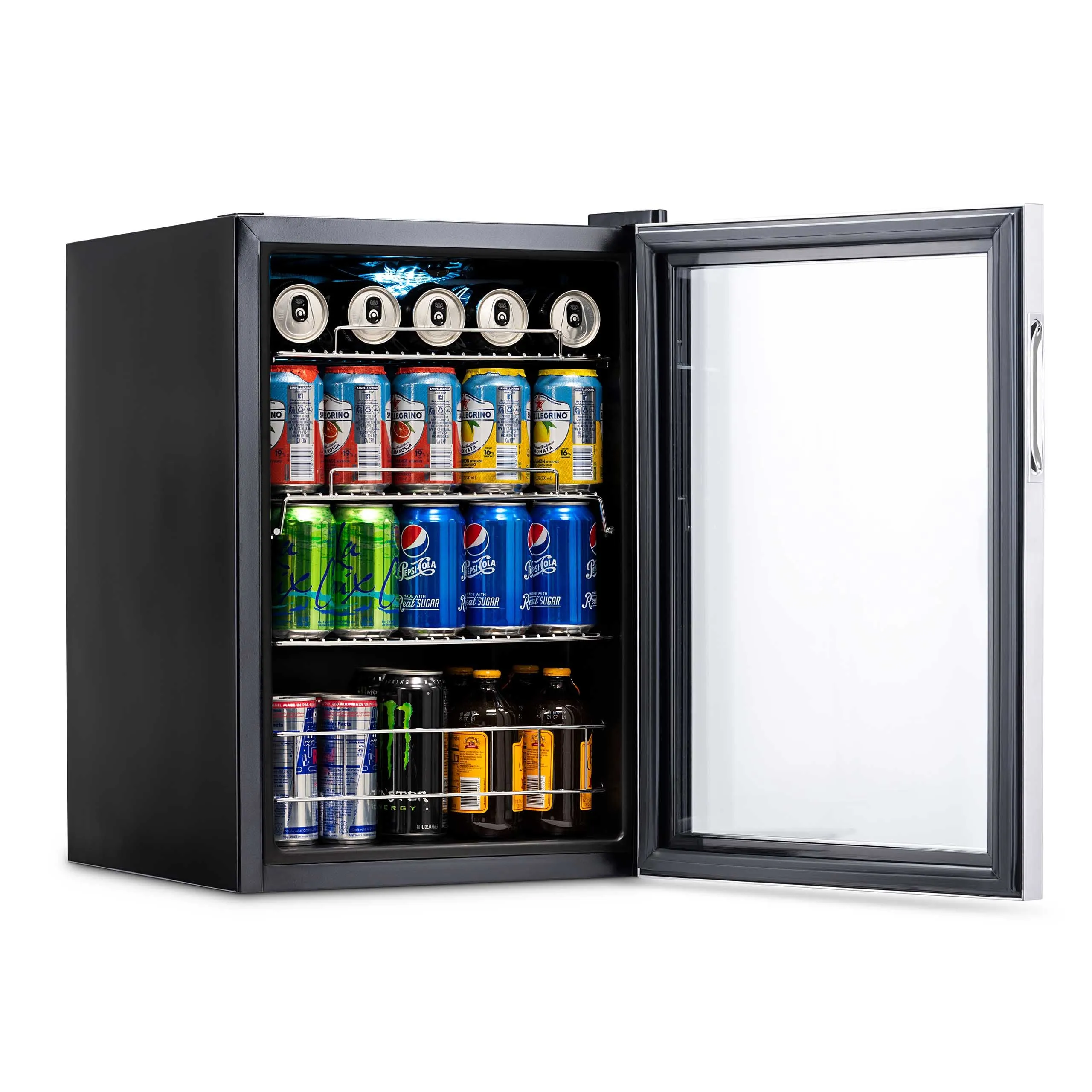 Newair® 90-Can Freestanding Stainless Steel Beverage Fridge -17"