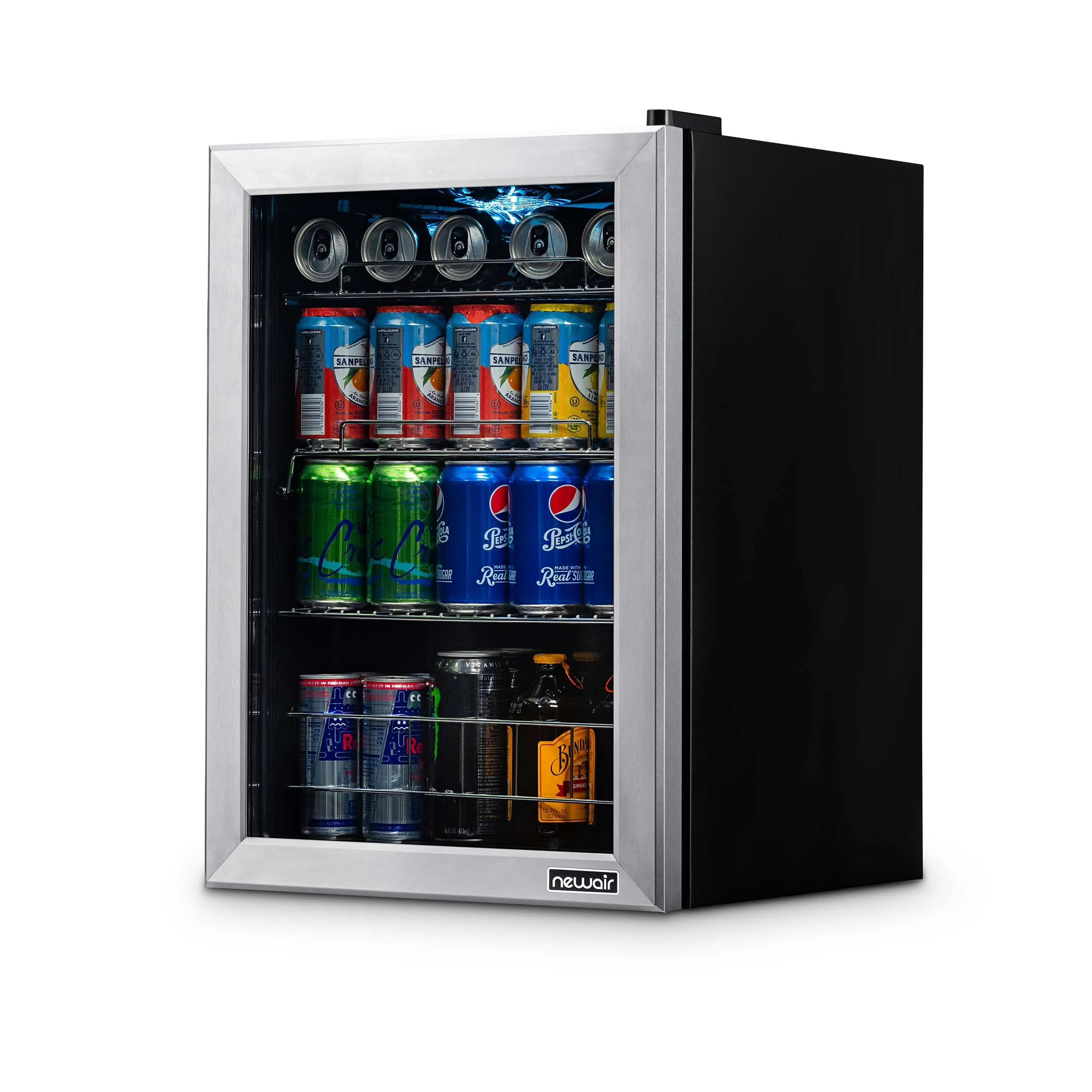 Newair® 90-Can Freestanding Stainless Steel Beverage Fridge -17"