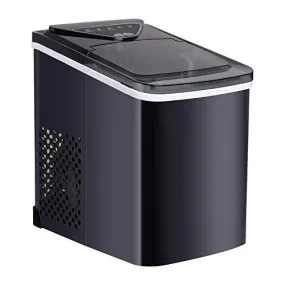 Northair Stainless Steel Portable Countertop Ice Maker with Ice Scoop and Basket 26 lb. Daily Capacity - Black
