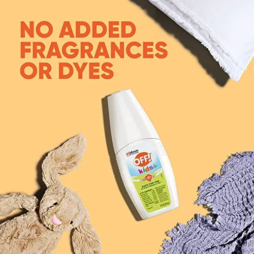 OFF! Kids Insect Repellent Spray, 100% Plant Based Oils, Safe for Use On Babies, Toddlers and Kids, 4 oz