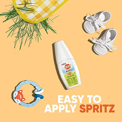 OFF! Kids Insect Repellent Spray, 100% Plant Based Oils, Safe for Use On Babies, Toddlers and Kids, 4 oz