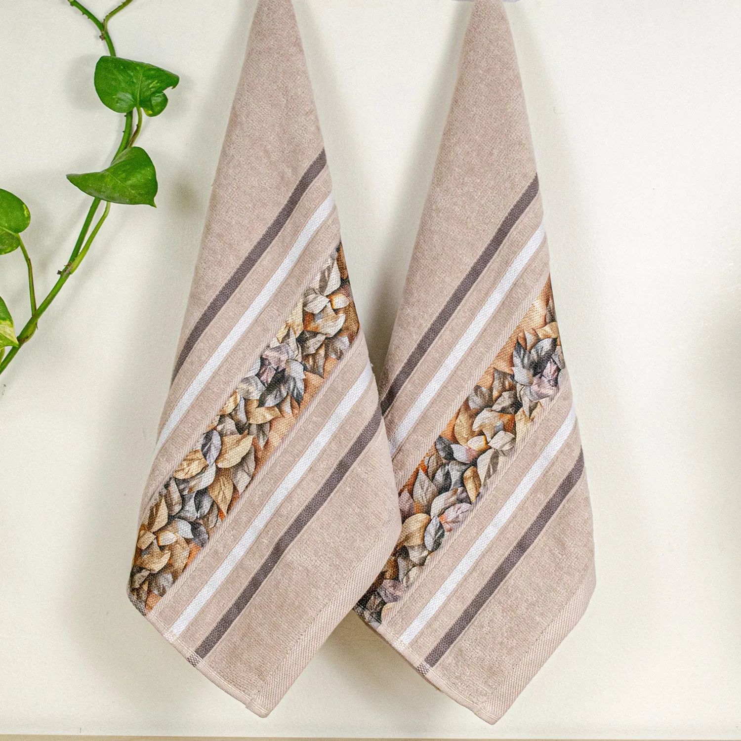 Oriental 450 GSM Bath Towels Set Of 4 | Ultra Soft & Highly Absorbent Towels