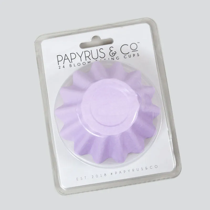 Pastel Lilac Bloom Baking Cups