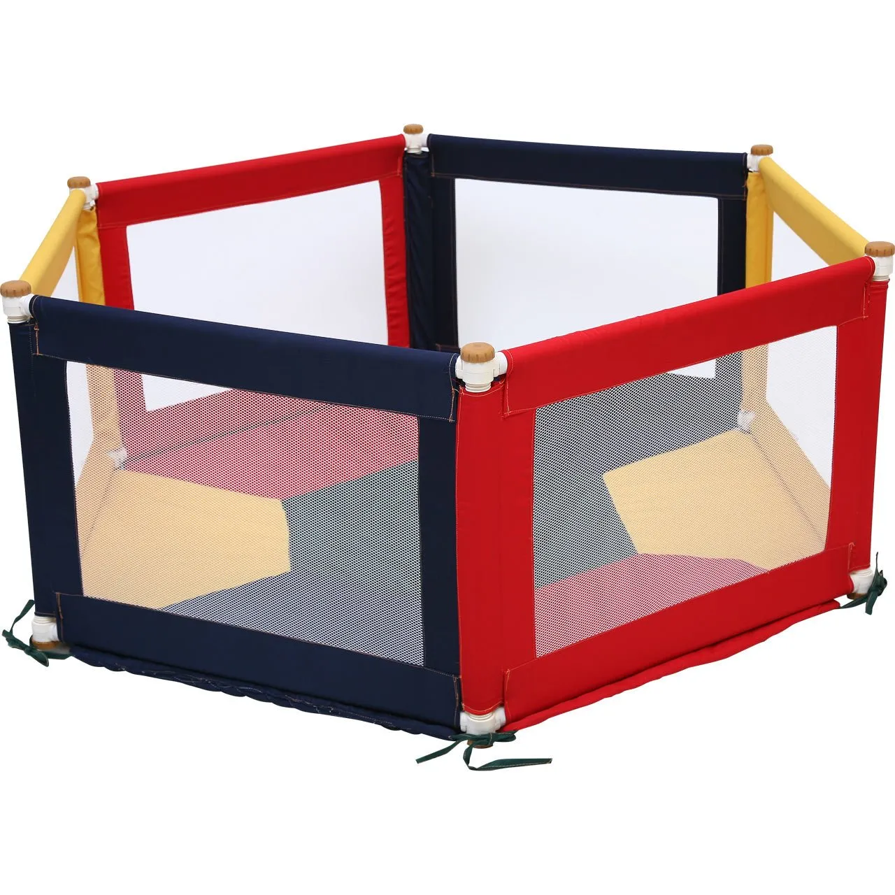 Pokano Fabric Hexagonal Playpen & Mat