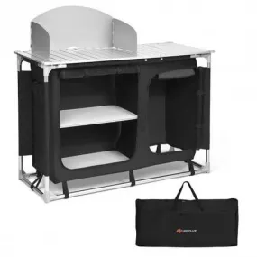 Portable Camp Kitchen and Sink Table