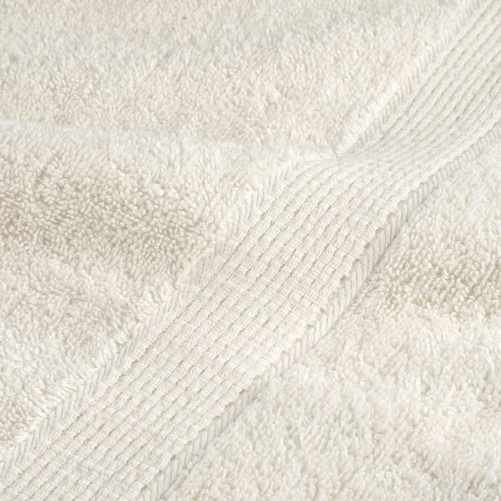 Premium Shower Towels 4 pcs Cream 70x140 cm 600 gsm 100% Cotton