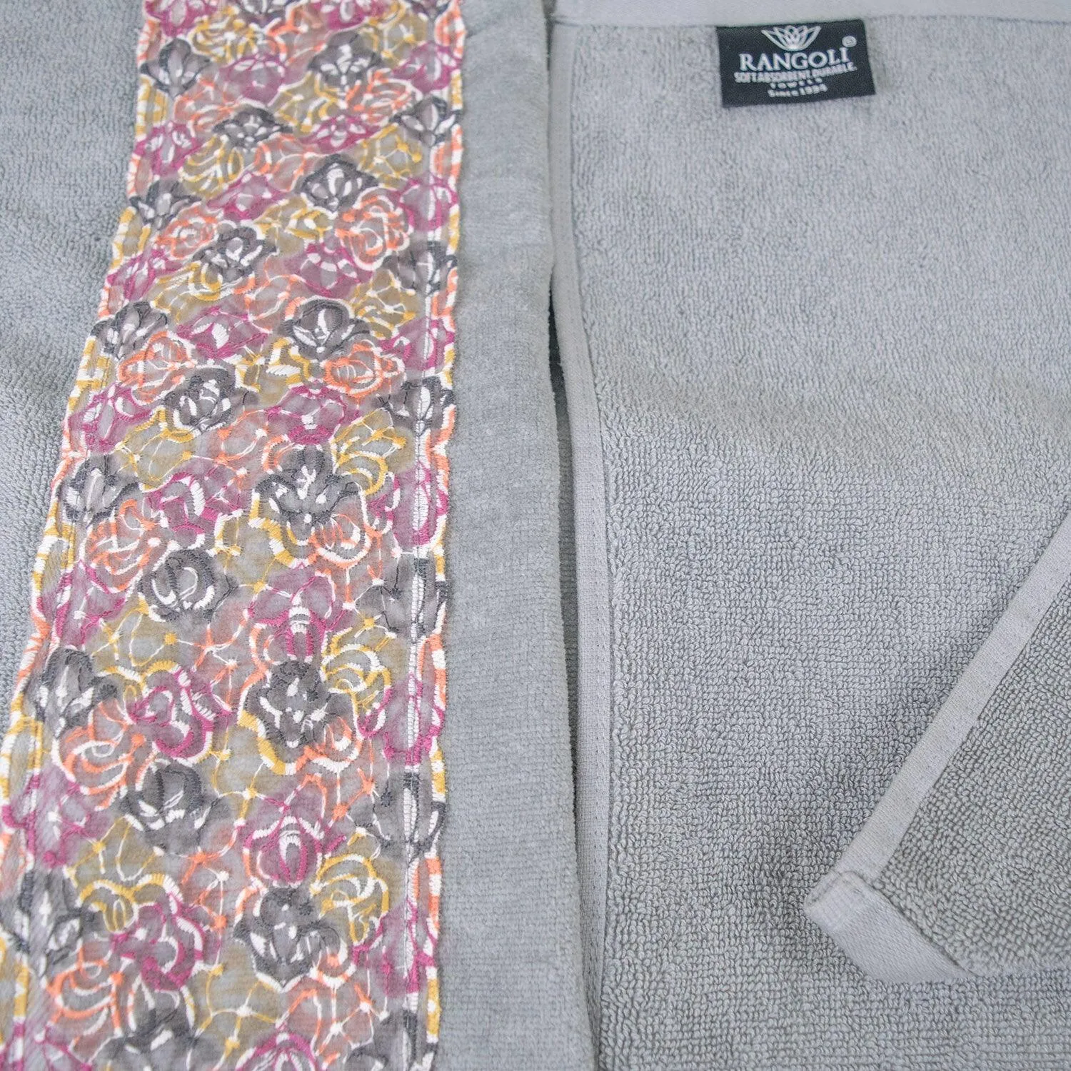 Prima Lace 100% Cotton Bath Towel | Ultra Soft, Highly Absorbent Luxurious Towels