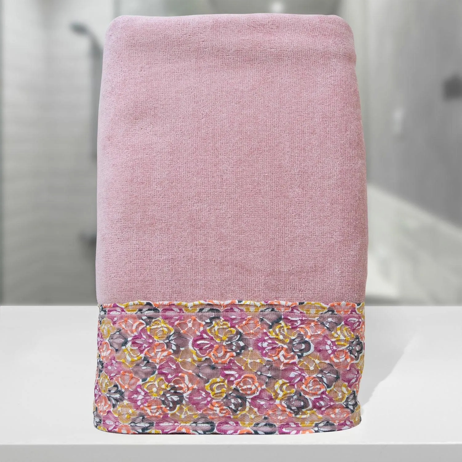Prima Lace 100% Cotton Bath Towel | Ultra Soft, Highly Absorbent Luxurious Towels