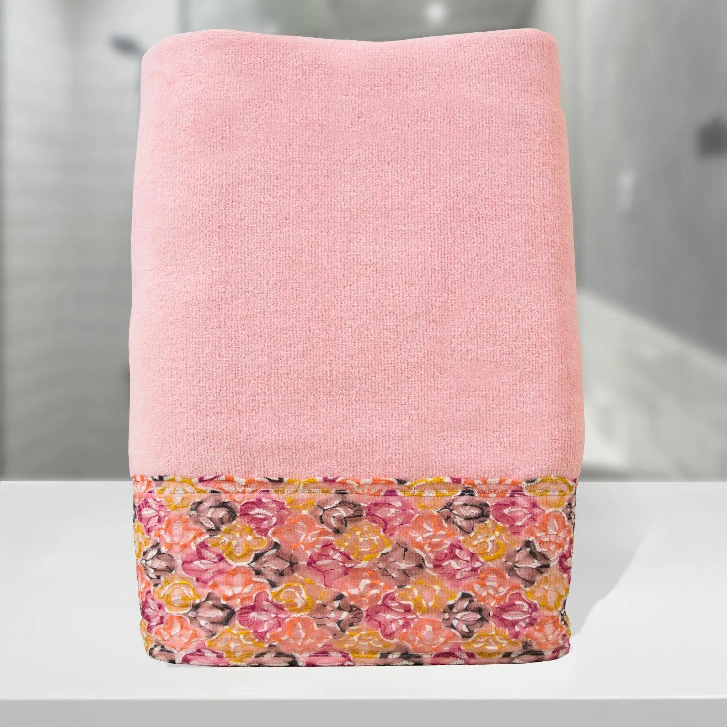 Prima Lace 100% Cotton Bath Towel | Ultra Soft, Highly Absorbent Luxurious Towels