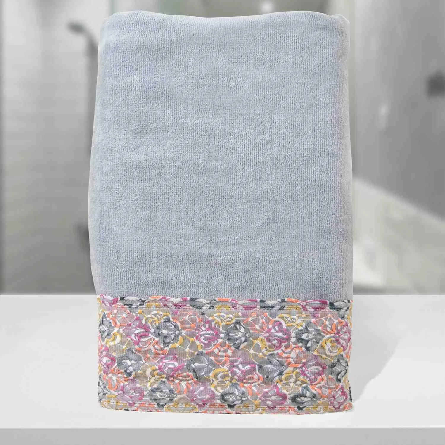 Prima Lace 100% Cotton Bath Towel | Ultra Soft, Highly Absorbent Luxurious Towels