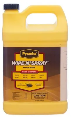 Pyranha Wipe N&apos; Spray for Horses