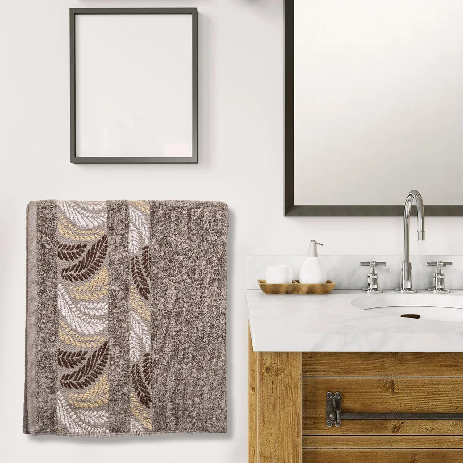 Rangoli Morgan 470 GSM 100% Cotton 6 Hand Towels