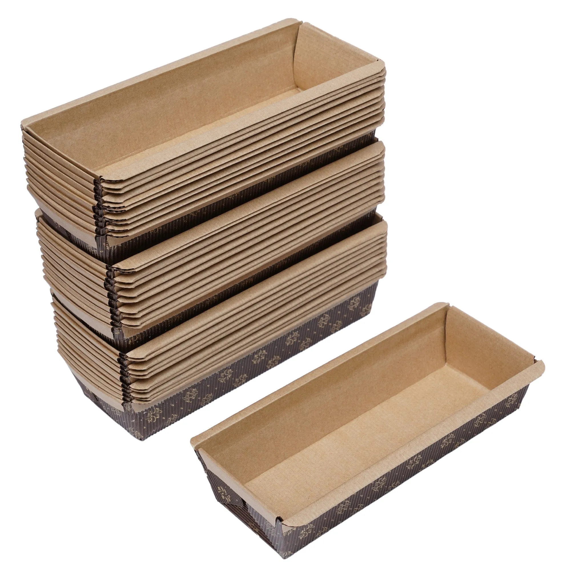 Rectangular Paper Loaf Pans | For 300 grams