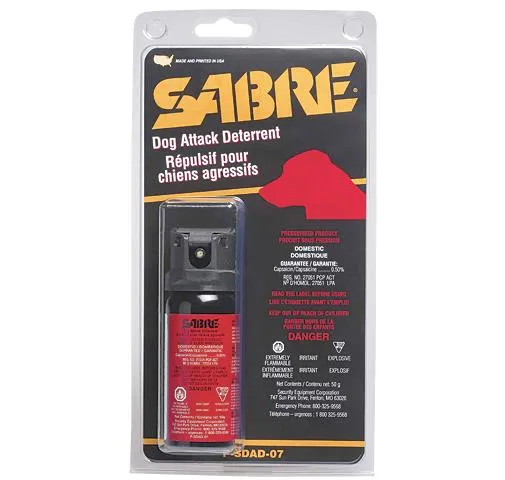 Sabre Dog Deterrent 50g Flip Top P-SDAD-07 (In-store Purchase Only)