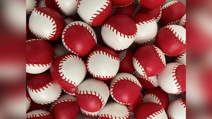 Set of 4 Leather Balls for Cups and Balls by Leo Smetsers - Supply