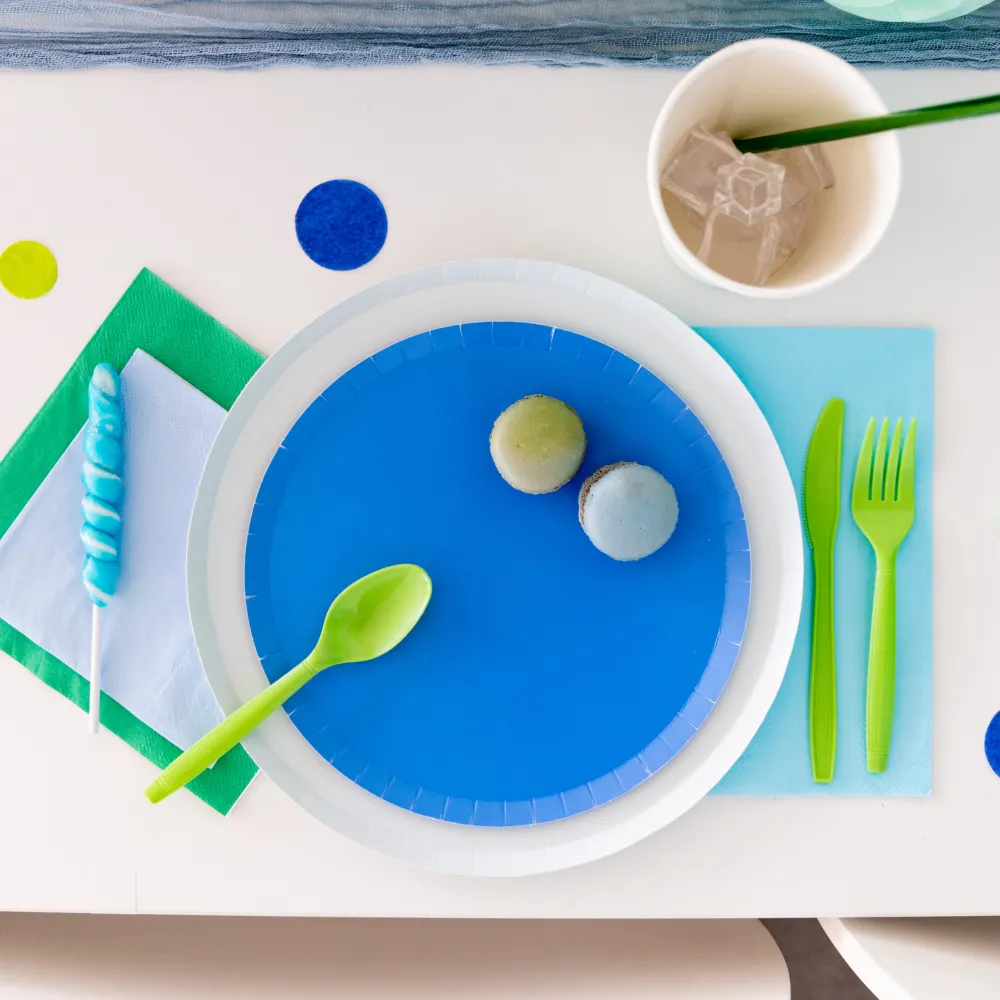 Shades Sapphire Dessert Plates