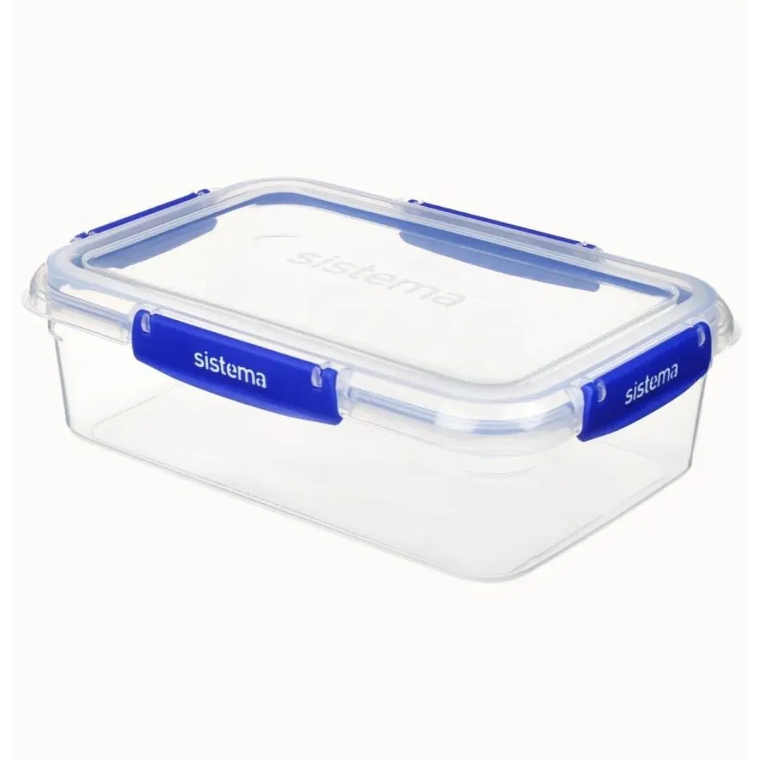 Sistema Clear Rectangular Container 2.2L