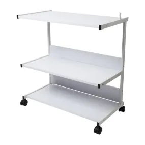 SkinMate Trio Long 3 Shelf Salon Trolley