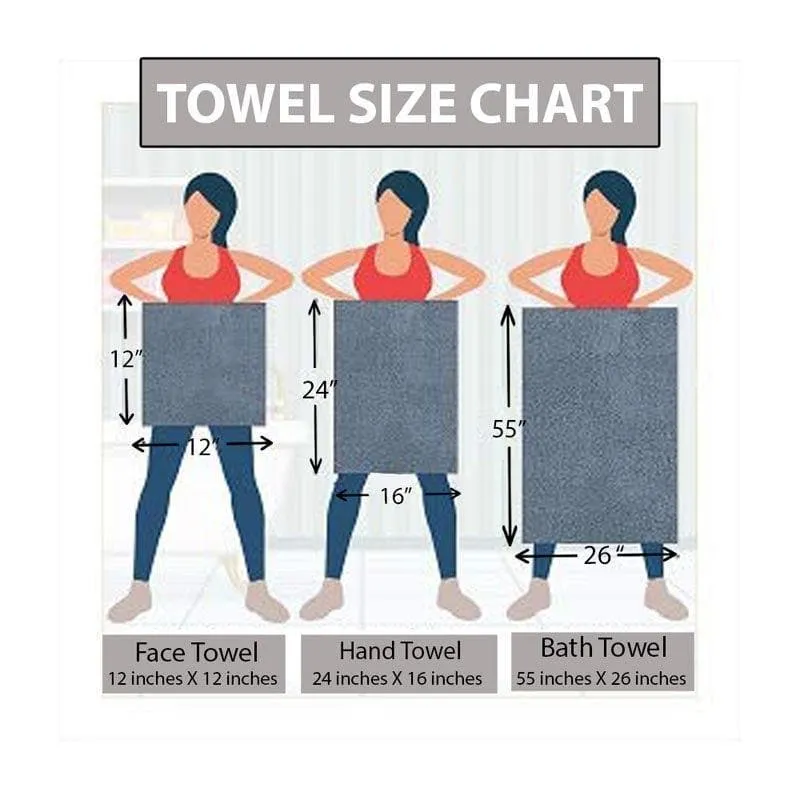 Squishy Mushy Towel (Slate Blue) - Set Of Eight