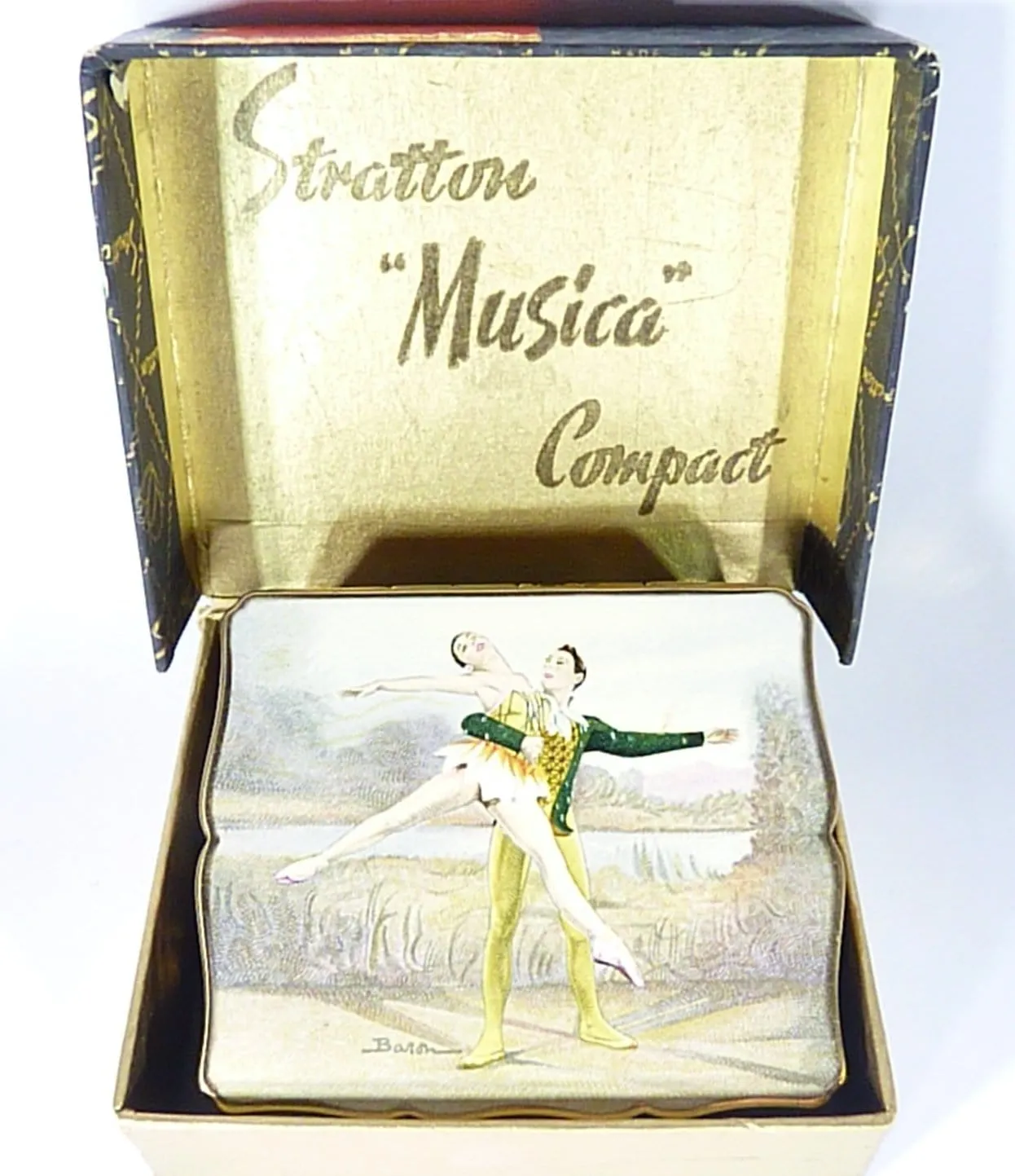 Stratton Musical Powder Box Ballet Themed Lara's Theme Doctor Zhivago