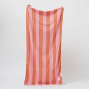 SUNNYLiFE Kids Beach Towel Sea Seeker Strawberry