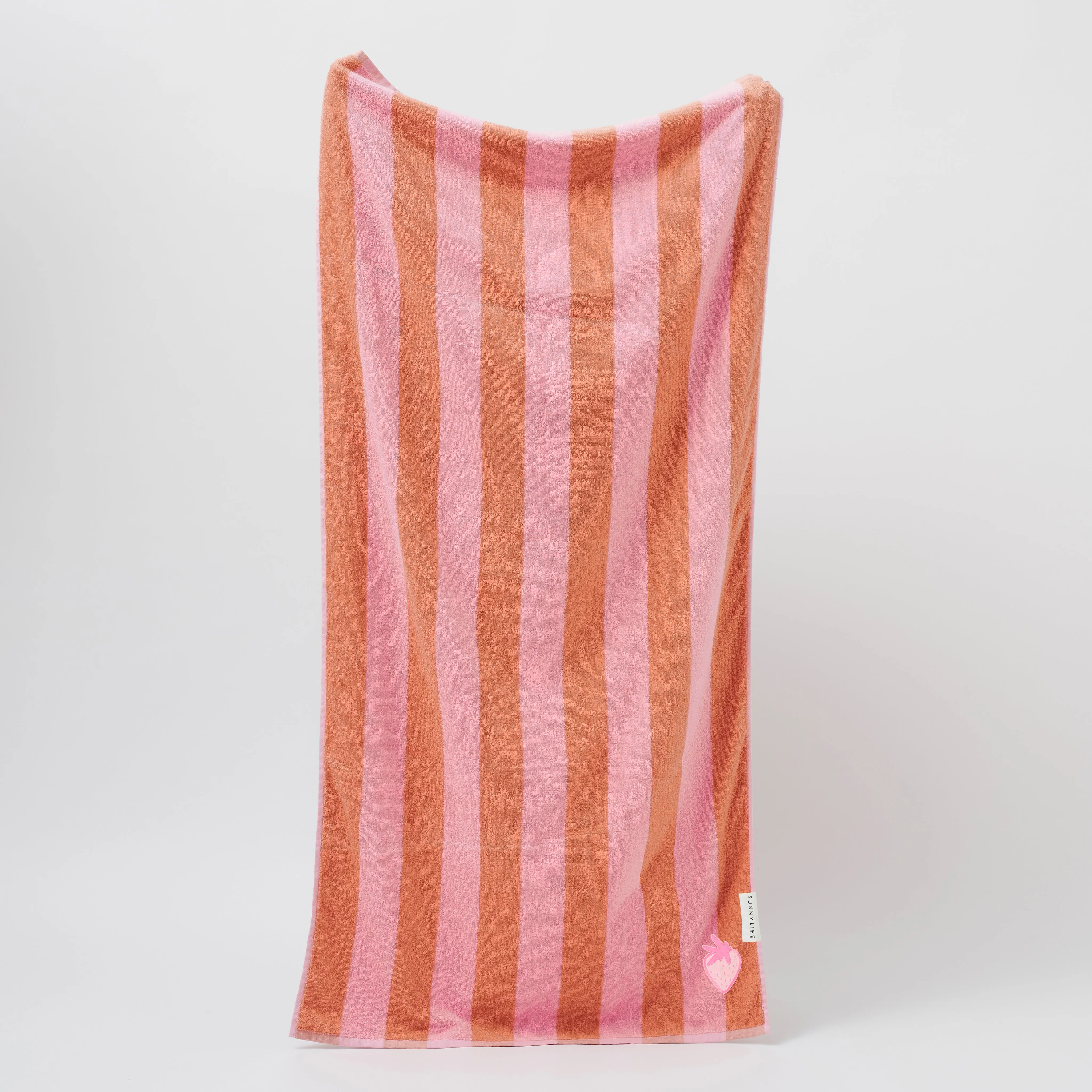 SUNNYLiFE Kids Beach Towel Sea Seeker Strawberry