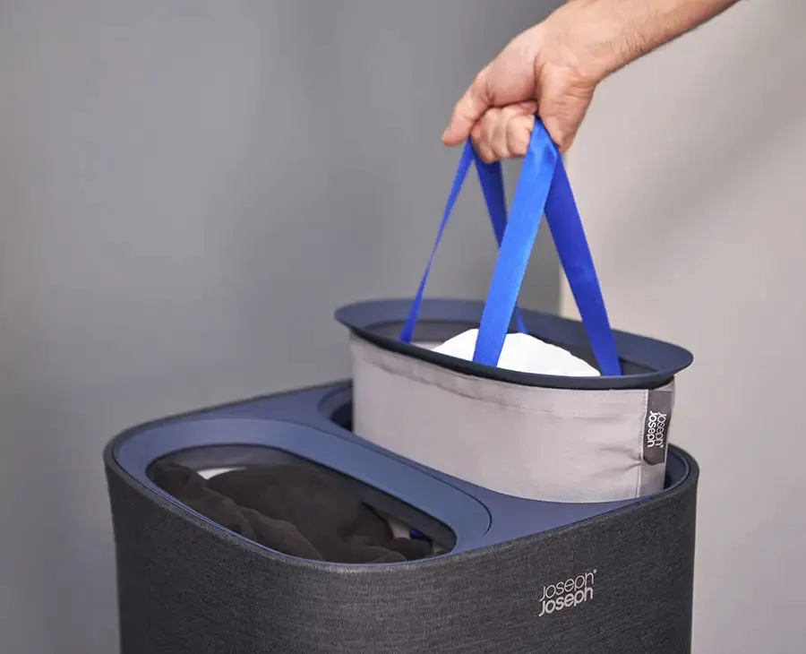 Tota 60L Black Laundry Separation Basket