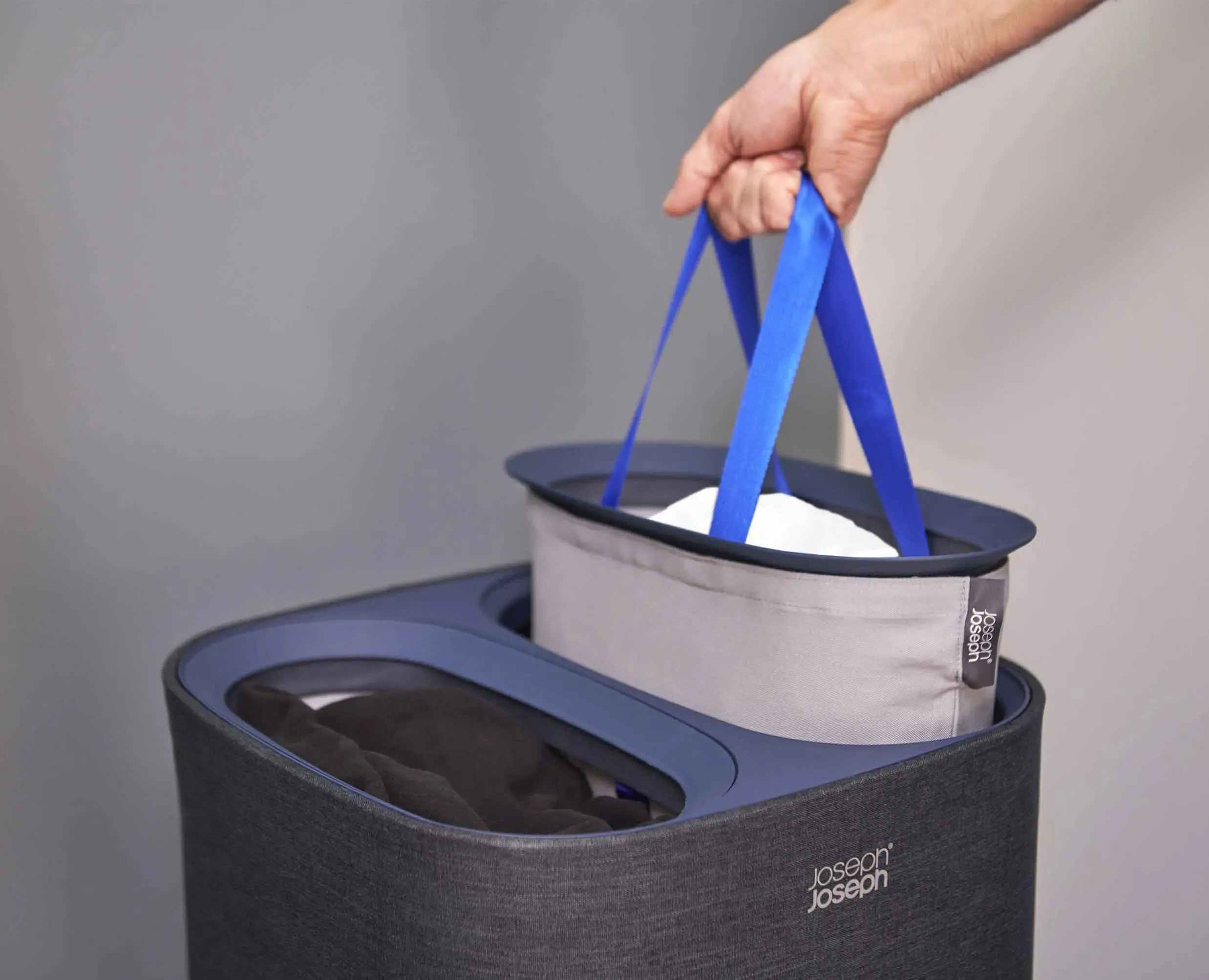 Tota 60L Black Laundry Separation Basket