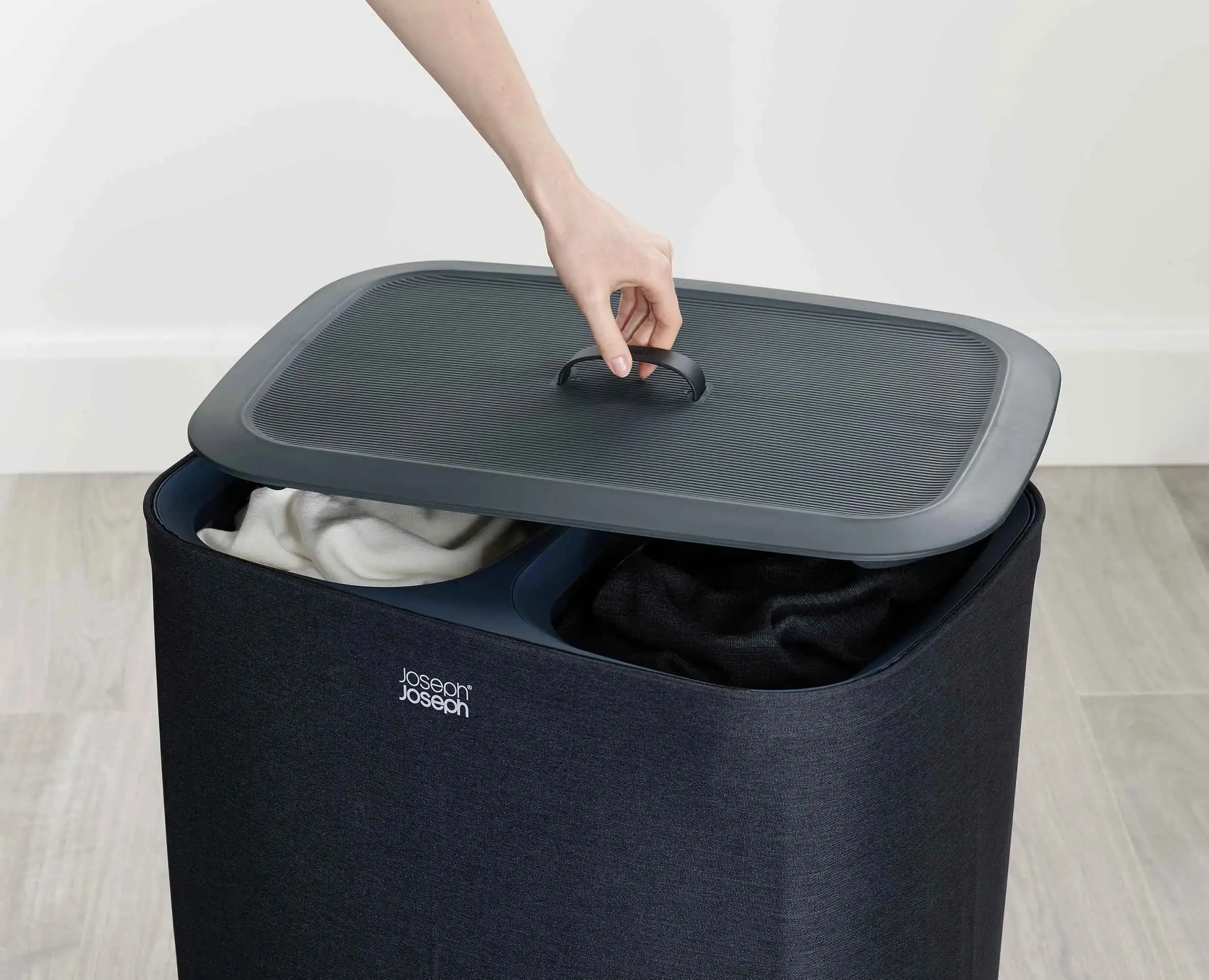 Tota 90L Black Laundry Separation Basket