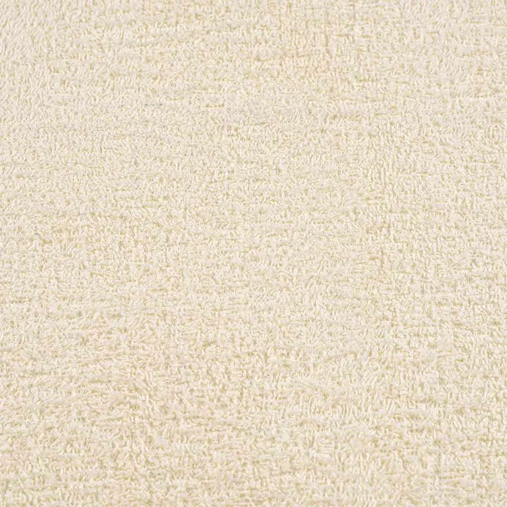 Towels 4 pcs Cream 100x200 cm 360 gsm 100% Cotton