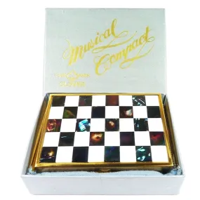 Unused Boxed Vintage Clover Music Box Plays Invitation To Waltz 1950s