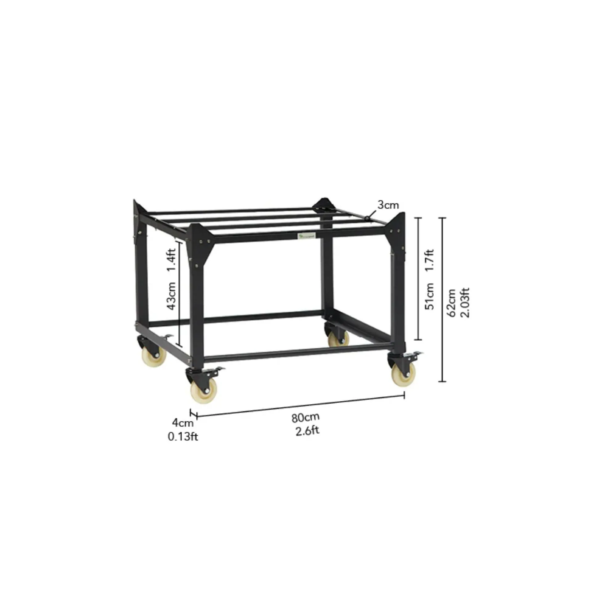 Vegepod Trolley Stand With Wheels Medium