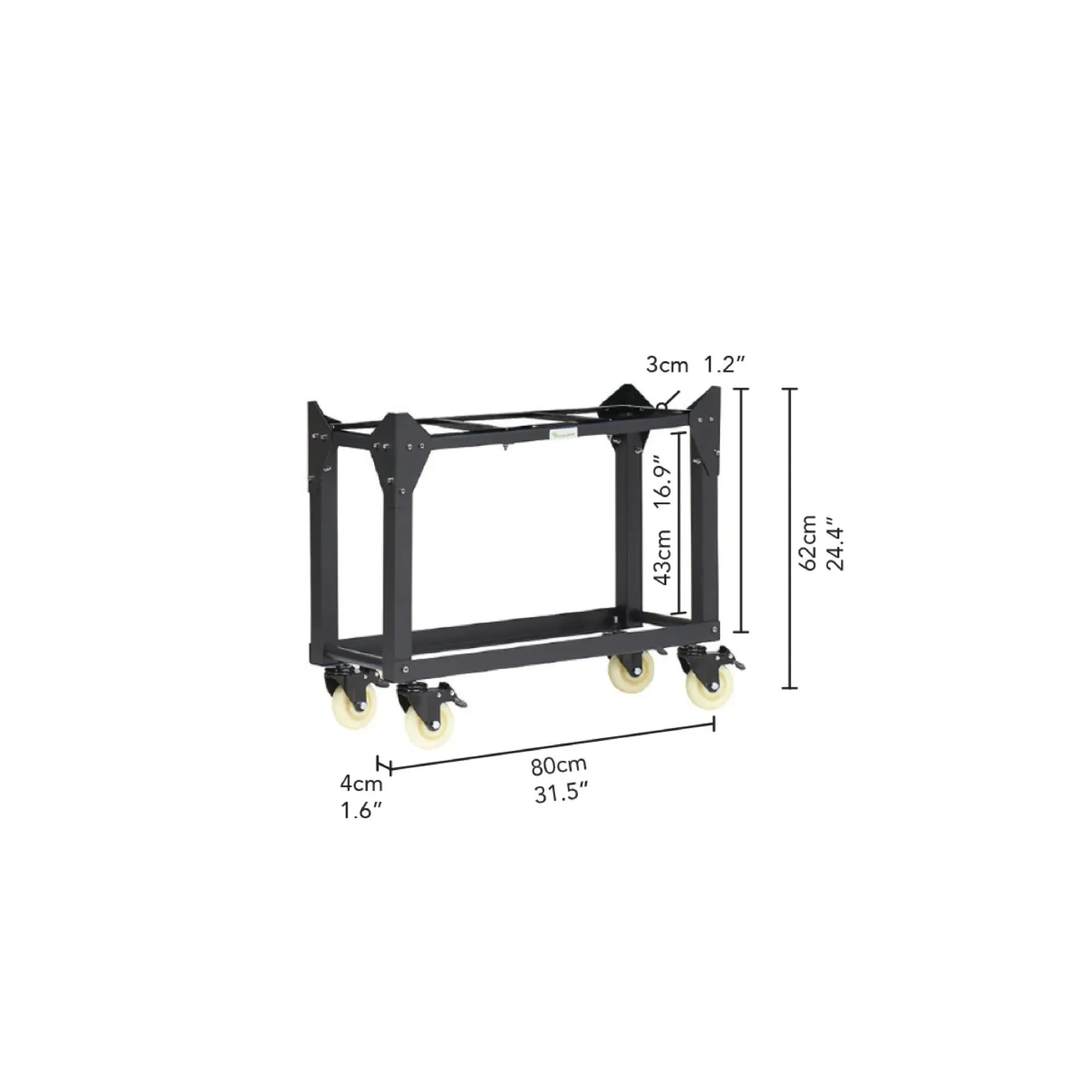 Vegepod Trolley Stand With Wheels Small