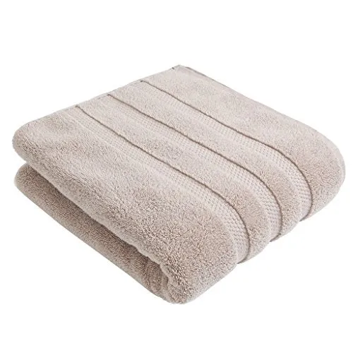 Vivendi Infinity Zero Twist 100% Cotton 8-Piece Towel Set, 4 Bath, 2 Hand, 2 Wash (Taupe)