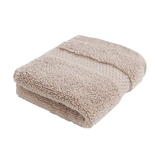 Vivendi Infinity Zero Twist 100% Cotton 8-Piece Towel Set, 4 Bath, 2 Hand, 2 Wash (Taupe)