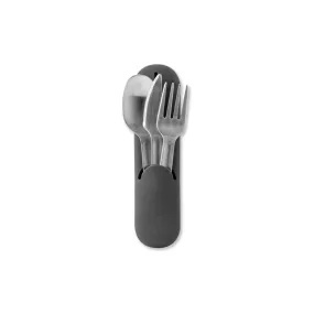 W & P design: Stainless Steel Utensil Set - Charcoal