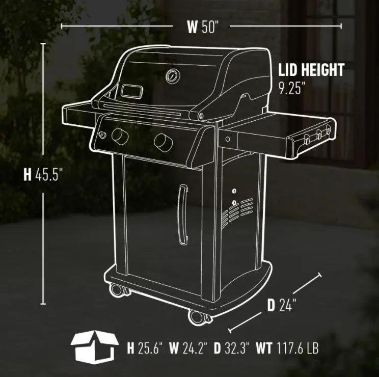 Weber Spirit E-210 Propane Gas Grill