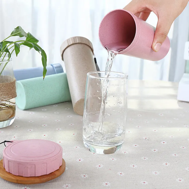 wheat fiber portable plastic cups