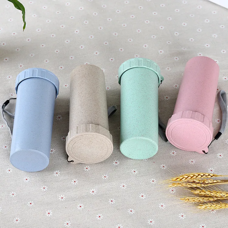 wheat fiber portable plastic cups