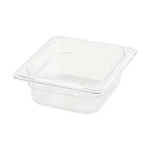 Winco SP7602 Poly-Ware Food Pan 1/6 Size 2-1/2 Inch Deep for Versatile Kitchen Use | Denson CFE