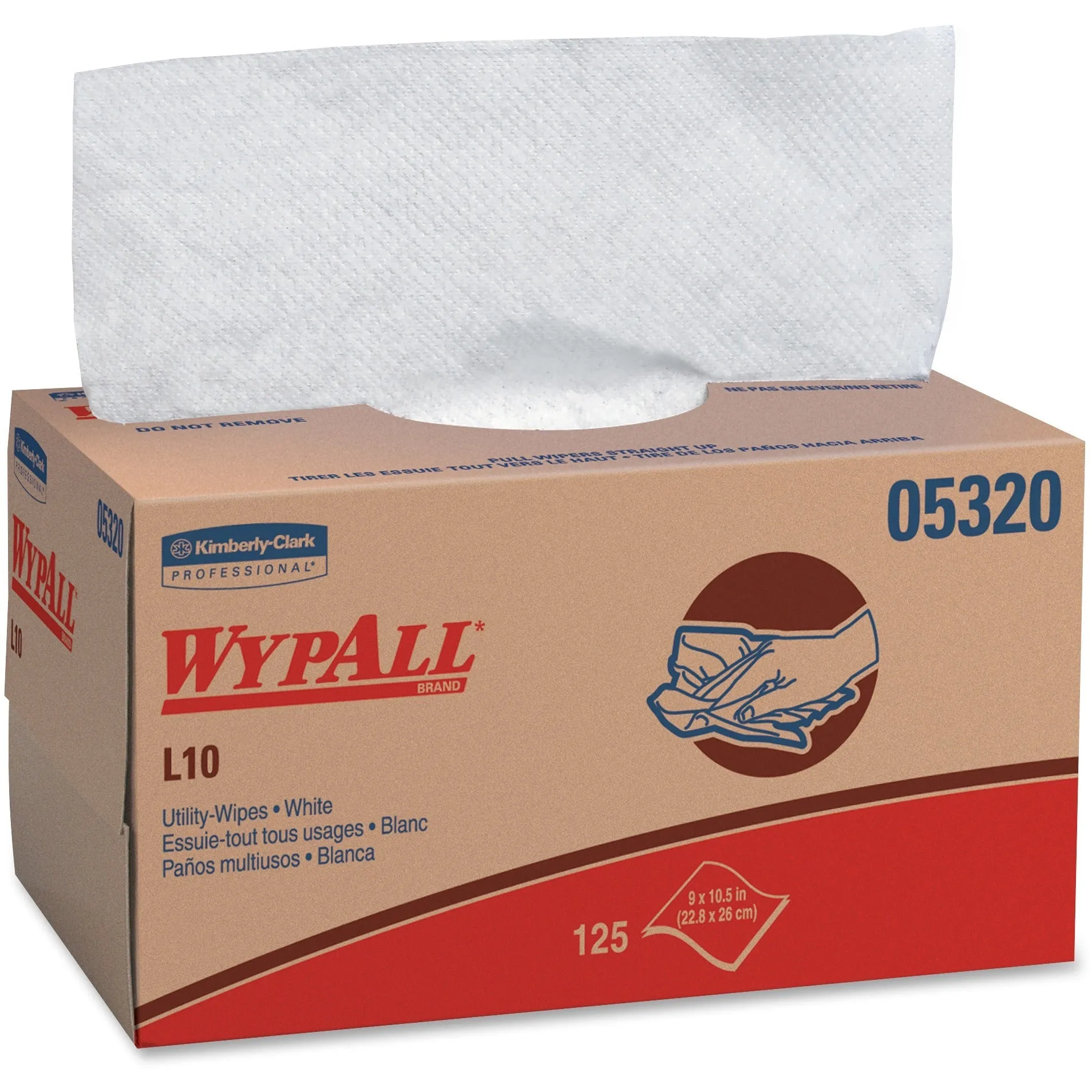 WypAll Utility Wipes, 125/Case