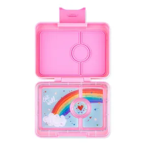 Yumbox Mini Snack - 3 Compartment Lunch Box - Fifi Pink Rainbow