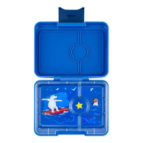 Yumbox Mini Snack - 3 Compartment Lunch Box - Surf Blue Polar Bear