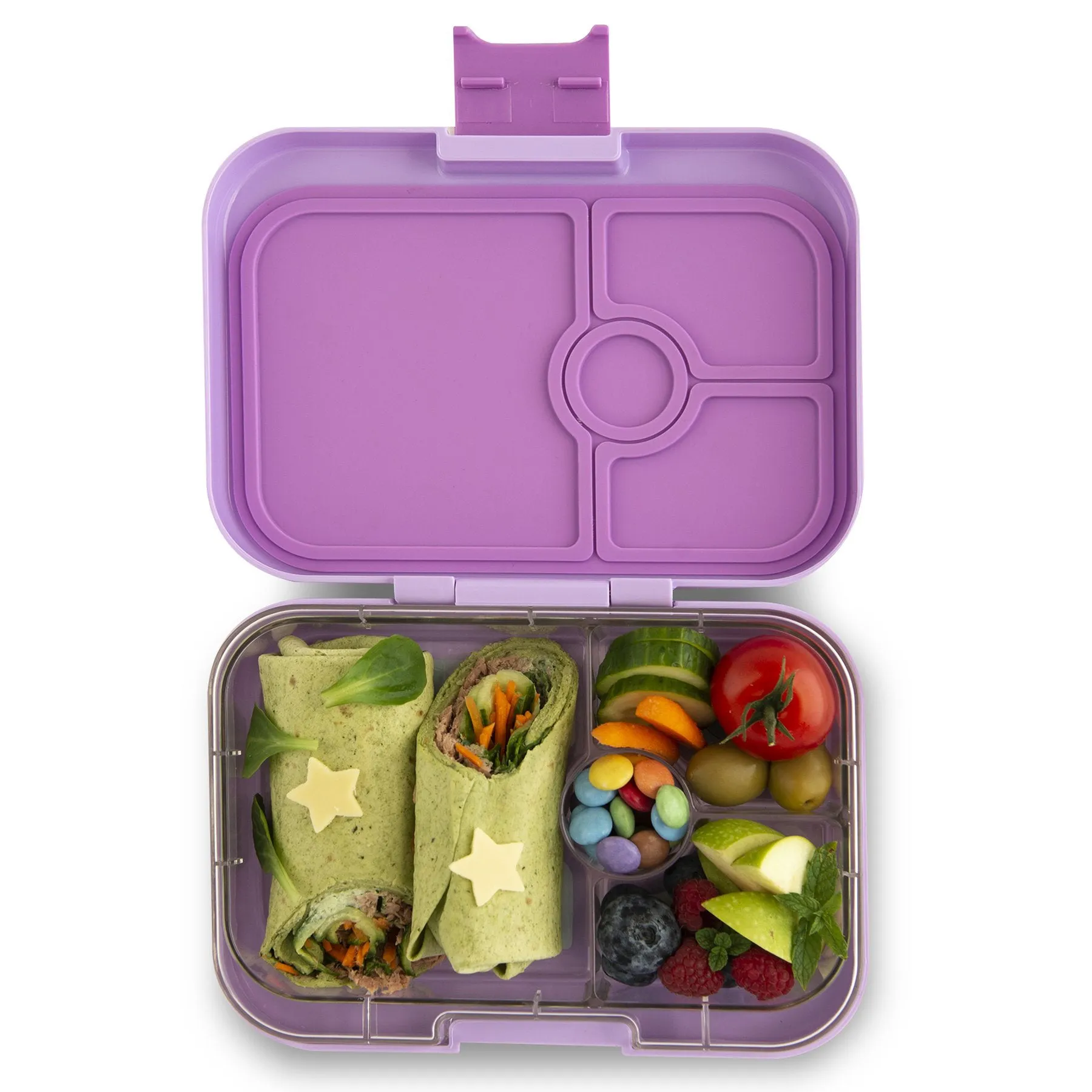 Yumbox Panino Lila Purple 4 Compartment Lunch Box