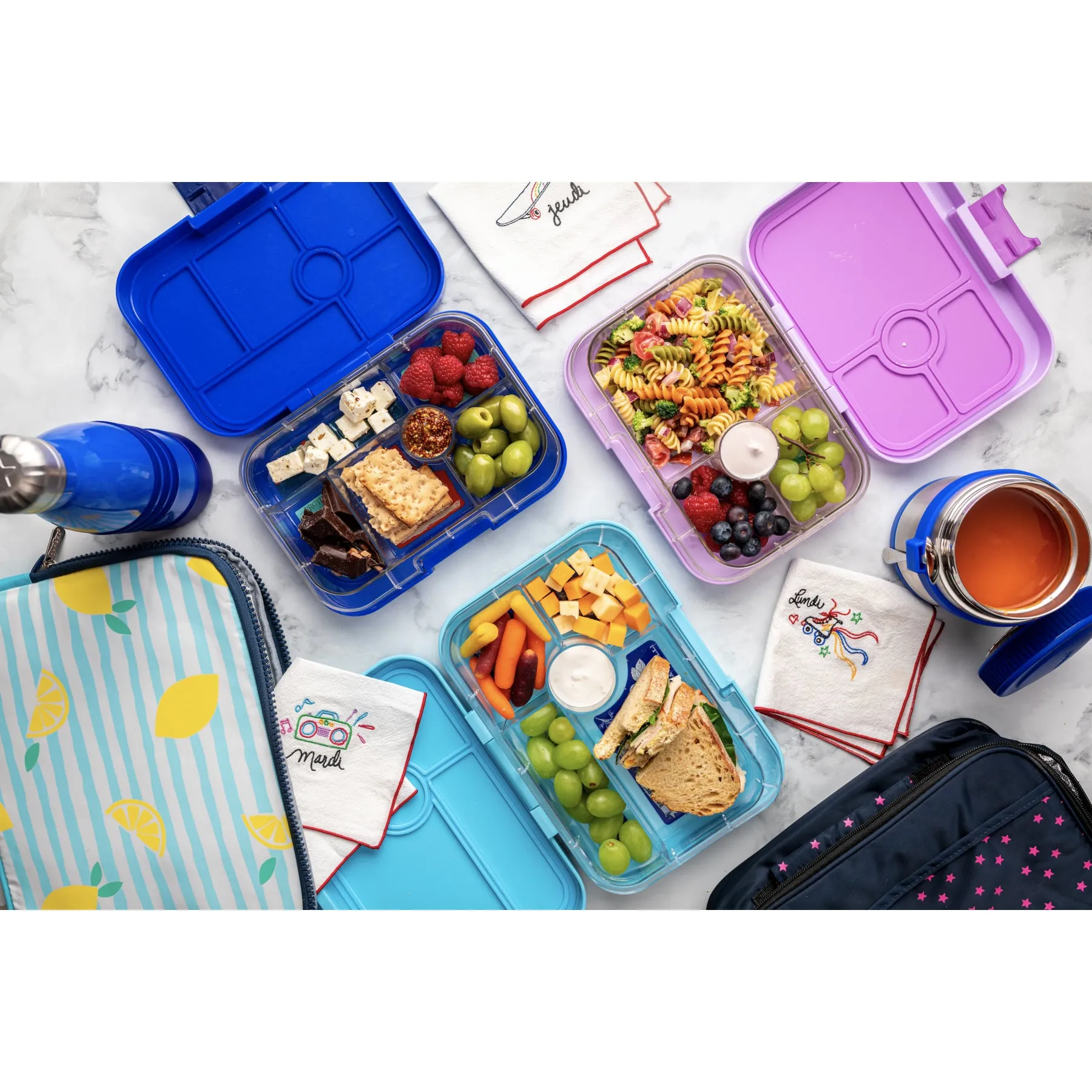 Yumbox Panino Lila Purple 4 Compartment Lunch Box
