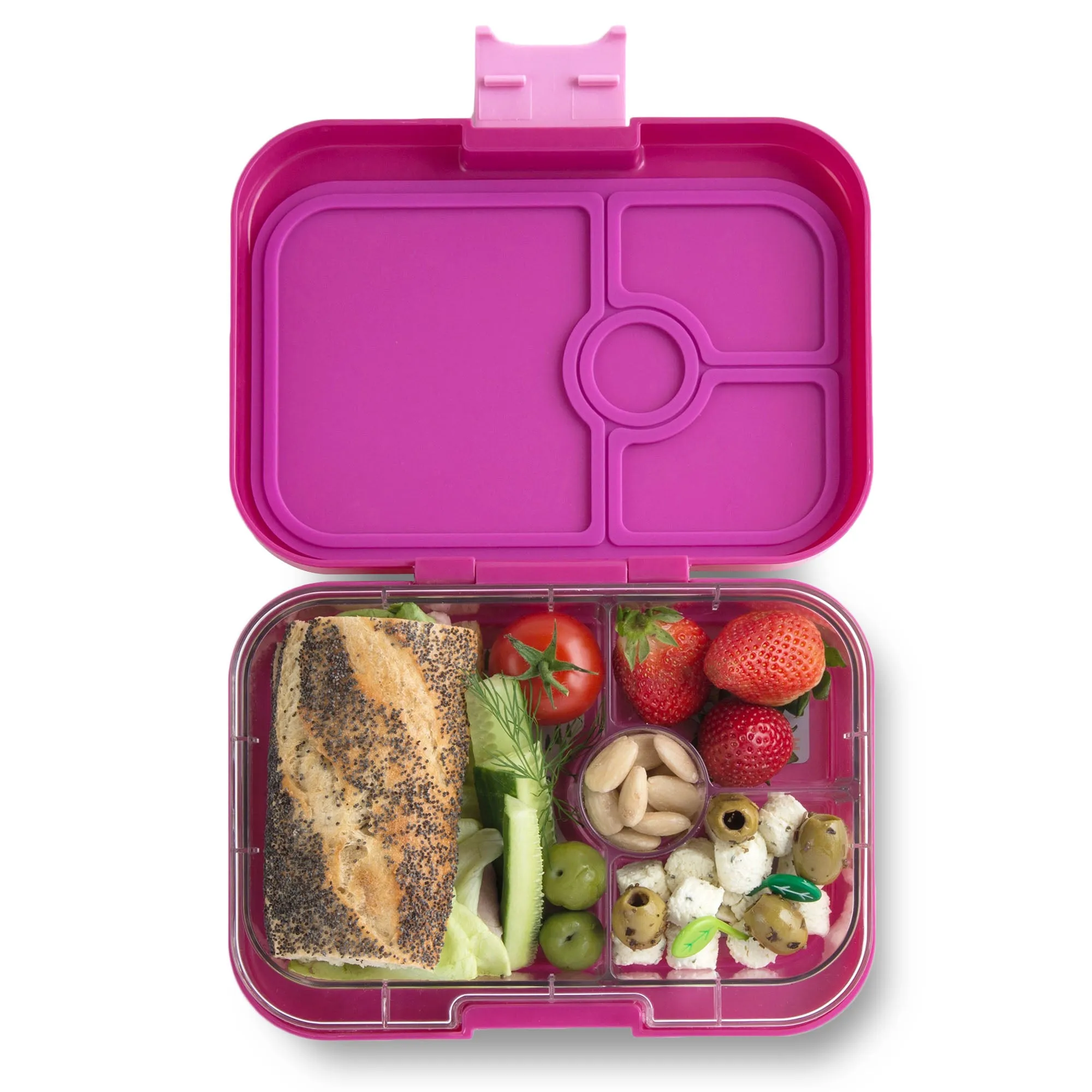 Yumbox Panino Malibu Purple Vintage California 4 Compartment Lunch Box