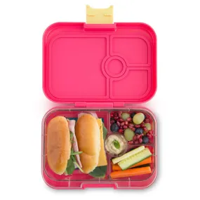 Yumbox Panino with Emoji Tray Kawaii Pink 4-Compartment Lunch Box
